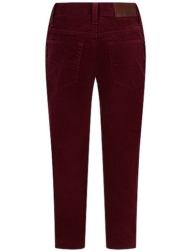 Бордовые вельветовые брюки Ralph Lauren - 1084519085085 - Фото 2