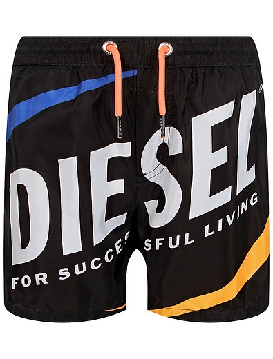 Пляжные шорты на кулиске Diesel - 4104519271923 - Фото 1