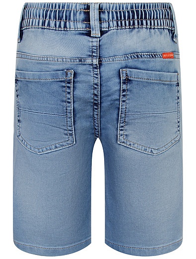 джинсовые Шорты на резинке синего цвета Mayoral - 1414519277935 - Фото 2