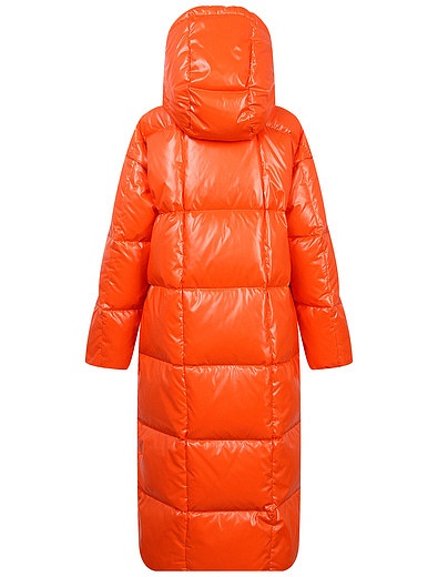 Оранжевое пуховое пальто NAUMI - 1124509183756 - Фото 5