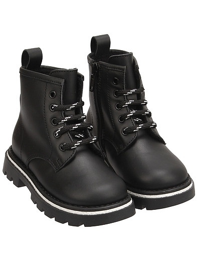 Черные ботинки с контрастной подошвой Florens - 2034519283294 - Фото 1