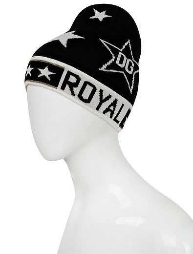 Шапка с принтом звёзды Royal Dolce & Gabbana - 1354519070078 - Фото 4