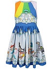 Платье с принтом морская карусель - 1054609410356