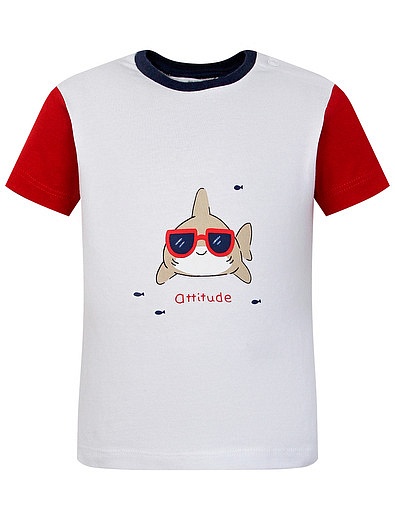 Комплект из футболки и шорт с акулами Mayoral - 3024529170072 - Фото 4
