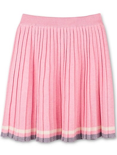 Розовая юбка из шерсти мериноса Fun Tricot - 1044500170459 - Фото 3