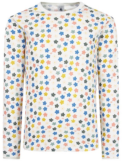 Хлопковая пижама в цветочек PETIT BATEAU - 0214509271339 - Фото 3