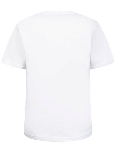 Белая футболка с карманом в клетку Burberry - 1134529177611 - Фото 2