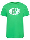 Зелёная футболка с логотипом - 1134519419165