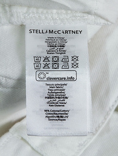 Шорты  с принтом сердечки Stella McCartney - 1412109070041 - Фото 3