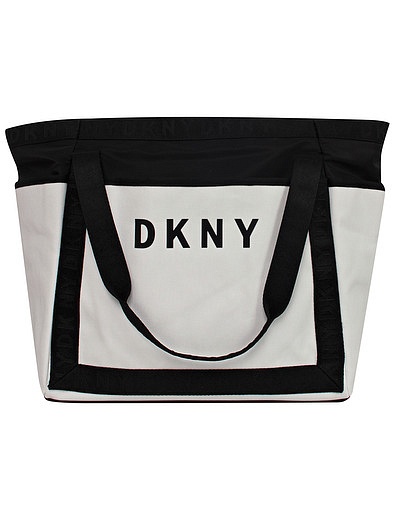 шоппер с логотипом DKNY - 1204508270265 - Фото 1