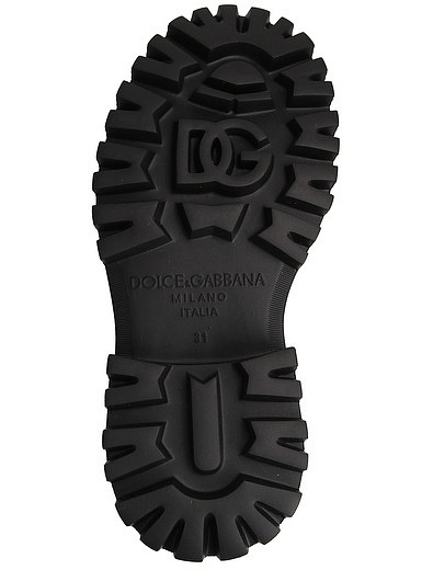 Лаковые туфли на массивной подошве Dolce & Gabbana - 2014509383838 - Фото 5
