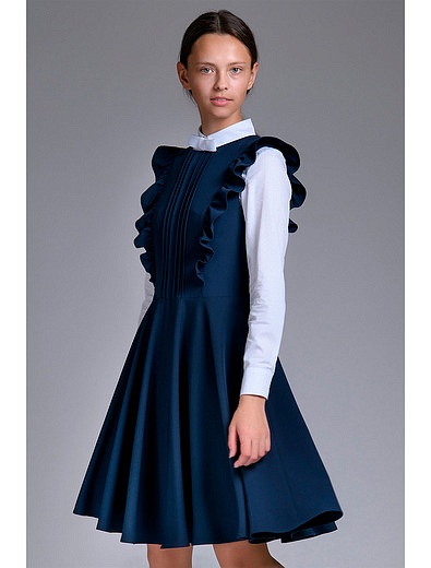 Синие платье с обрками Prairie - 1054509081540 - Фото 2