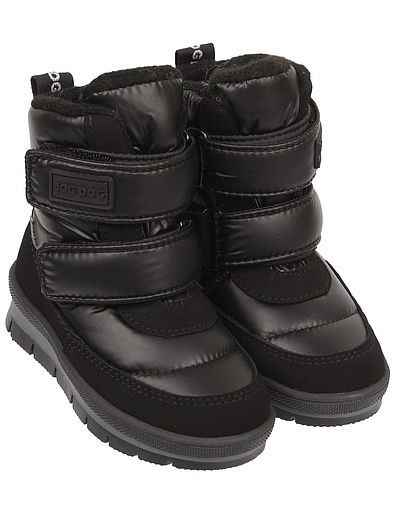 Черные дутые ботинки Jog Dog - 2034529181108 - Фото 1
