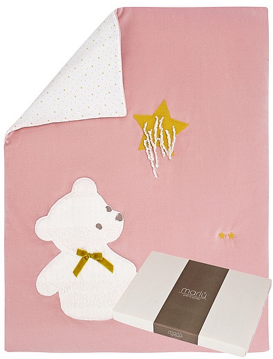 Розовое одеяло с аппликацией Marlu - 0774509280026 - Фото 1