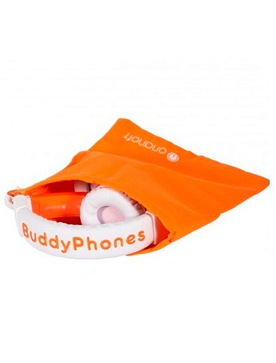 Наушники детские Explore Foldable with Mic Orange Buddy phones - 5404520180085 - Фото 3