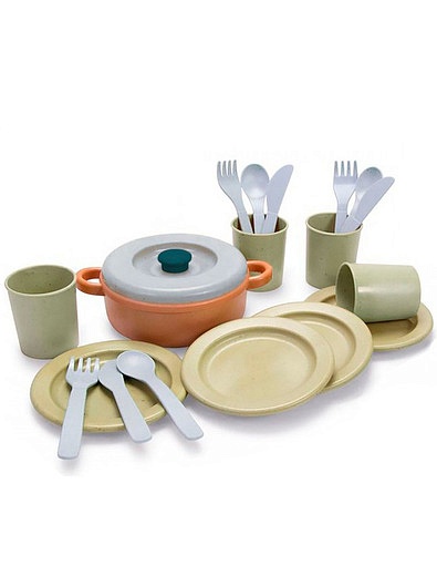 Игрушечный набор посуды на 4 персоны (21 предмет) DANTOY - 7134529180929 - Фото 1