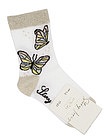 Носки с принтом бабочки - 1534509370337