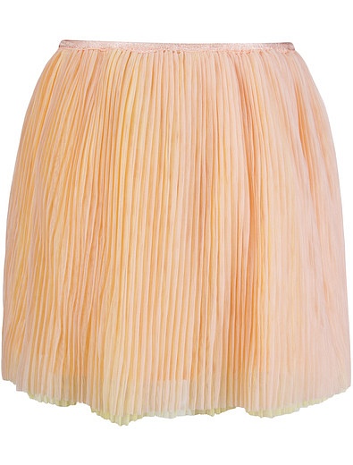 Плиссированная юбка персикового цвета MOLO - 1042609780043 - Фото 3