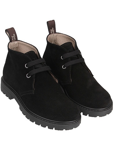 Черные замшевые ботинки JARRETT - 2031119980448 - Фото 1