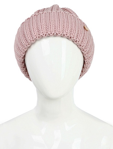 Розовая шапка из шерсти Il Trenino - 1354509182514 - Фото 2
