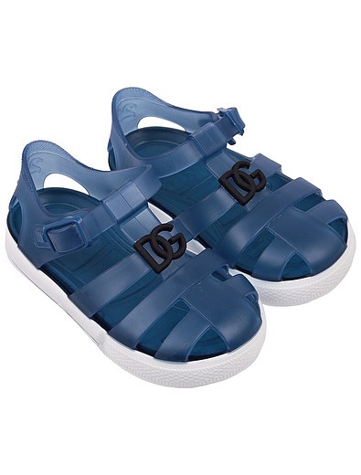 Синие пляжные сандалии Dolce & Gabbana - 2074519270511 - Фото 1
