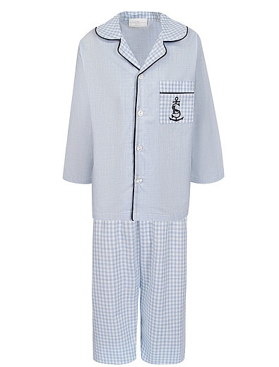 Пижама с брюками в клетку Story Loris - 0214519370985 - Фото 1