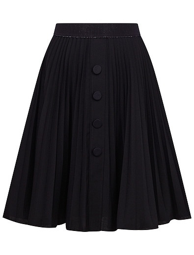 Плиссированная юбка с пуговицами Aletta - 1044509080841 - Фото 1