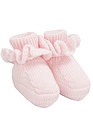 Розовые носки-пинетки из шерсти - 1534509380466