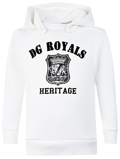 Худи с принтом DG Royals Dolce & Gabbana - 0091219070106 - Фото 1