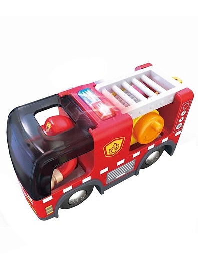 Пожарная машина с сиреной Hape - 7134529180868 - Фото 4