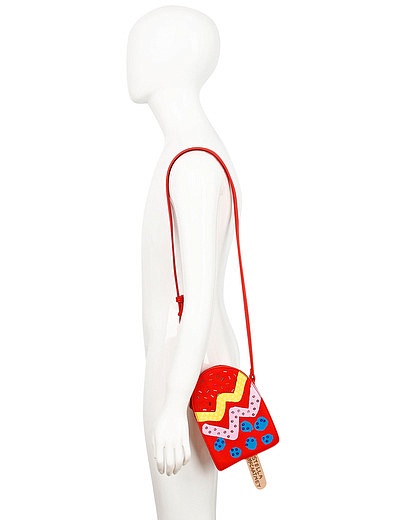 Красная сумка в виде эскимо Stella McCartney - 1204508270531 - Фото 2