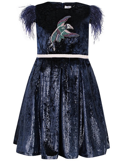 Платье с вышивкой попугай EIRENE - 1051409980508 - Фото 1