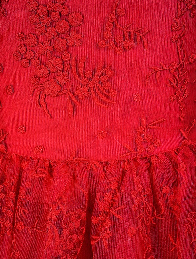 Платье с юбкой-пачкой и цветочной вышивкой David Charles - 1051309680157 - Фото 3