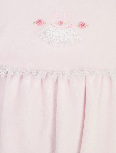 Розовый комбинезон с принтом &quot;платье&quot; Kissy Kissy - 1282609880712 - Фото 2
