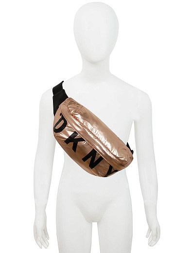 Поясная сумка с золотистым покрытием DKNY - 1204528170149 - Фото 2