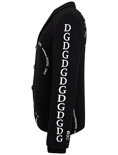 Однобортный пиджак с вышивкой Dolce & Gabbana - 1334519081588 - Фото 7