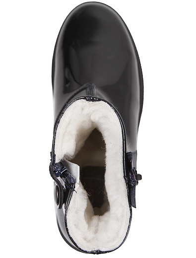 Черные лакированные ботинки RONDINELLA - 2031409980011 - Фото 4