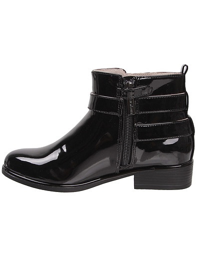 Лаковые черные ботинки Mayoral - 2031108980169 - Фото 3