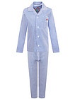 Пижама в голубую полоску - 0214510270192