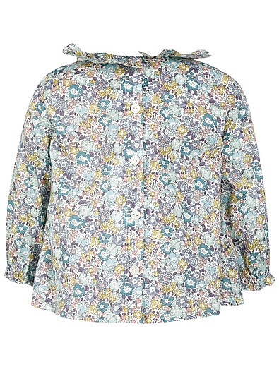 Блуза из хлопка с цветочным принтом Tartine et Chocolat - 1034509285537 - Фото 2