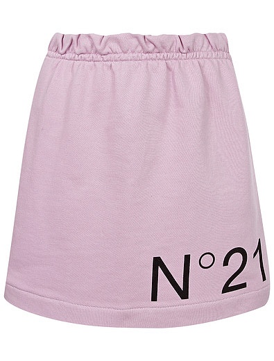 Розовая юбка с логотипом №21 kids - 1044509370010 - Фото 1