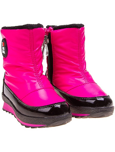 Розовые дутые сапоги Jog Dog - 2020709780032 - Фото 1