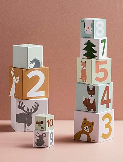 Бумажные кубики Kids Concept - 7134520180867 - Фото 4