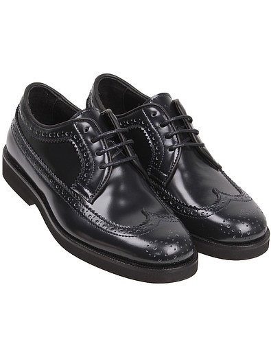 Черные ботинки броги RONDINELLA - 2031119980073 - Фото 1