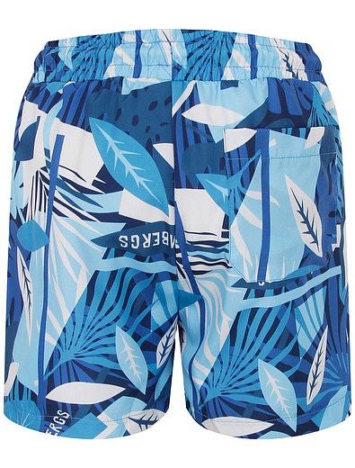 Пляжные шорты с принтом листья Bikkembergs - 4104519370299 - Фото 2