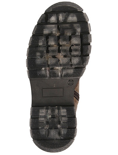 Золотистые ботинки с меховой подкладкой RONDINELLA - 2034509183580 - Фото 5