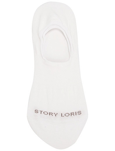 Белые носки следки Story Loris - 1534529370089 - Фото 1