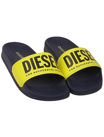 Шлепанцы пляжные с логотипом Diesel - 2284529170408 - Фото 1