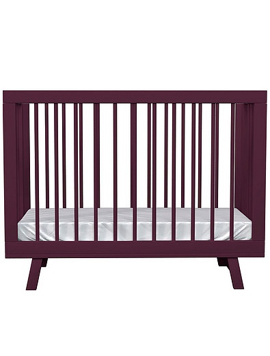 Кроватка для новорожденного Lilla  Aria бордовая Lilla - 5024529380080 - Фото 1
