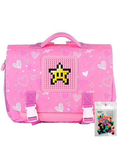 Розовый школьный ранец с сердечками Upixel - 1674508080018 - Фото 1